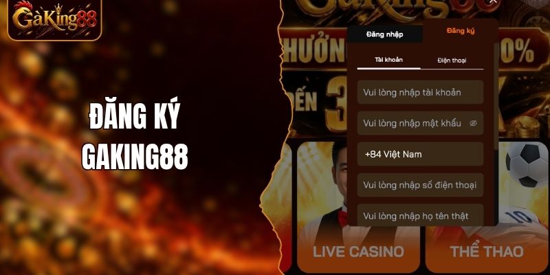 Đăng ký GAKING88